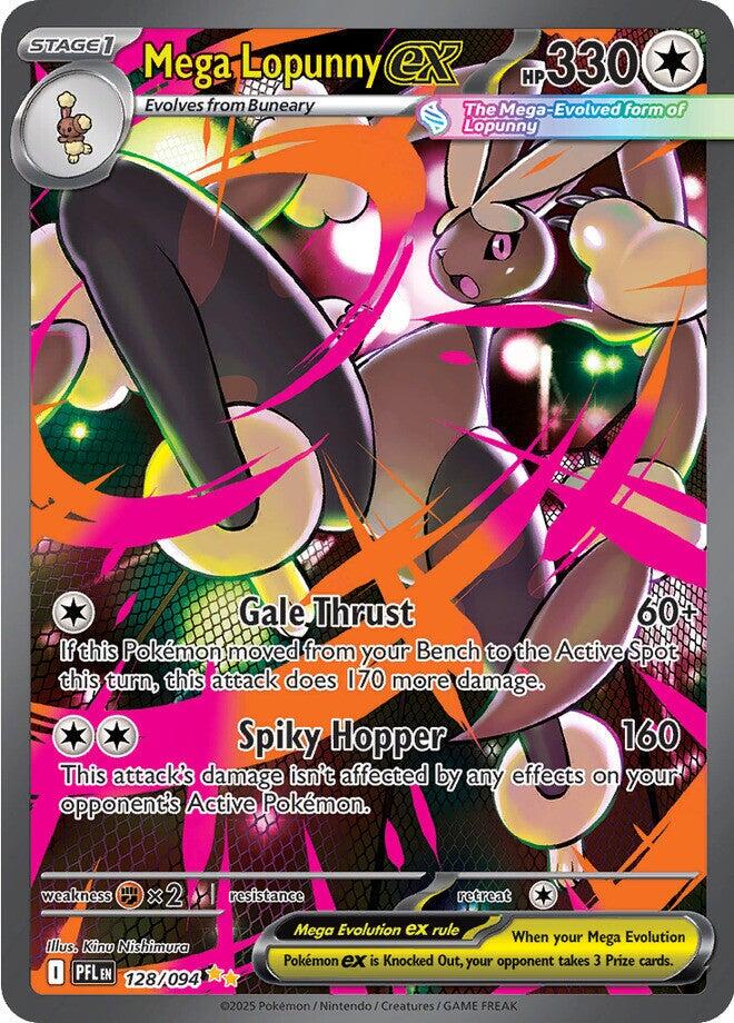 Mega Lopunny ex #128 Phantasmal Flames
