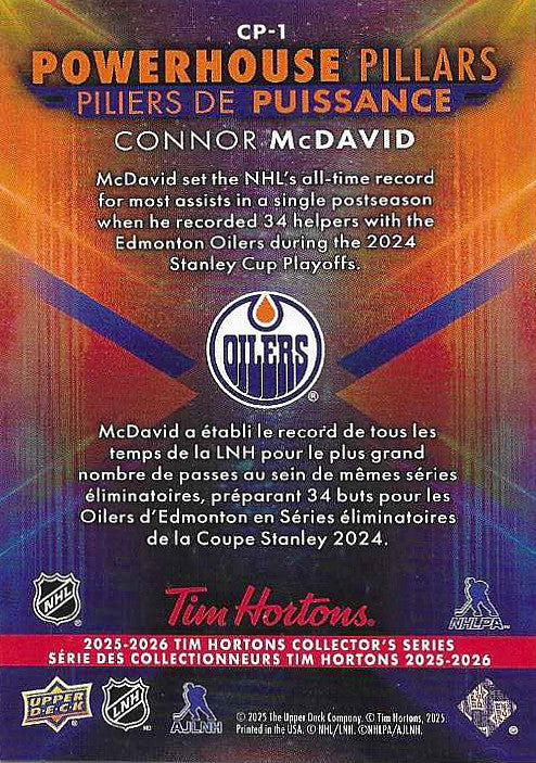 Connor McDavid #CP-1 Powerhouse Pillars