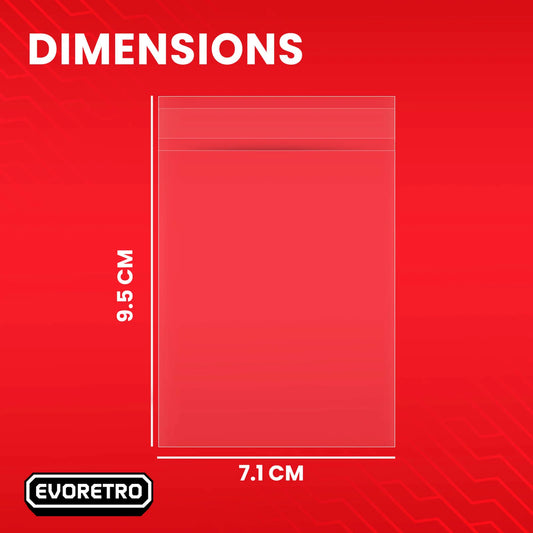 EVORETRO Sleeves for Thick Cards (100 count)