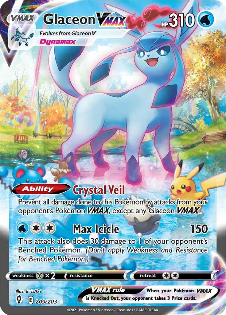 Glaceon VMAX #209 Evolving Skies