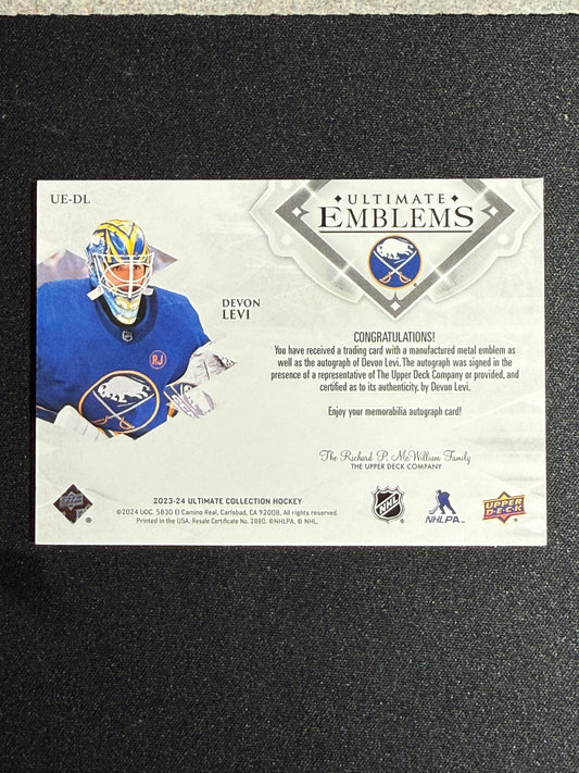 Devon Levi 23-24 Ultimate Emblems 45/99