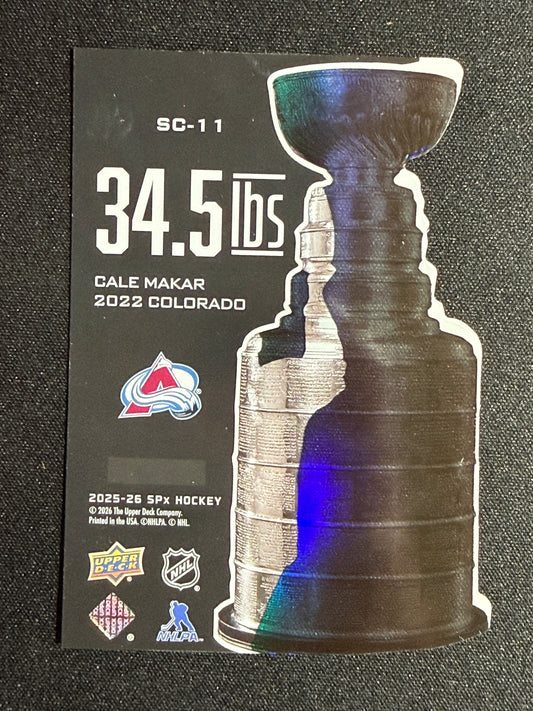 Cale Makar #SC-11 34.5lbs Die-Cut