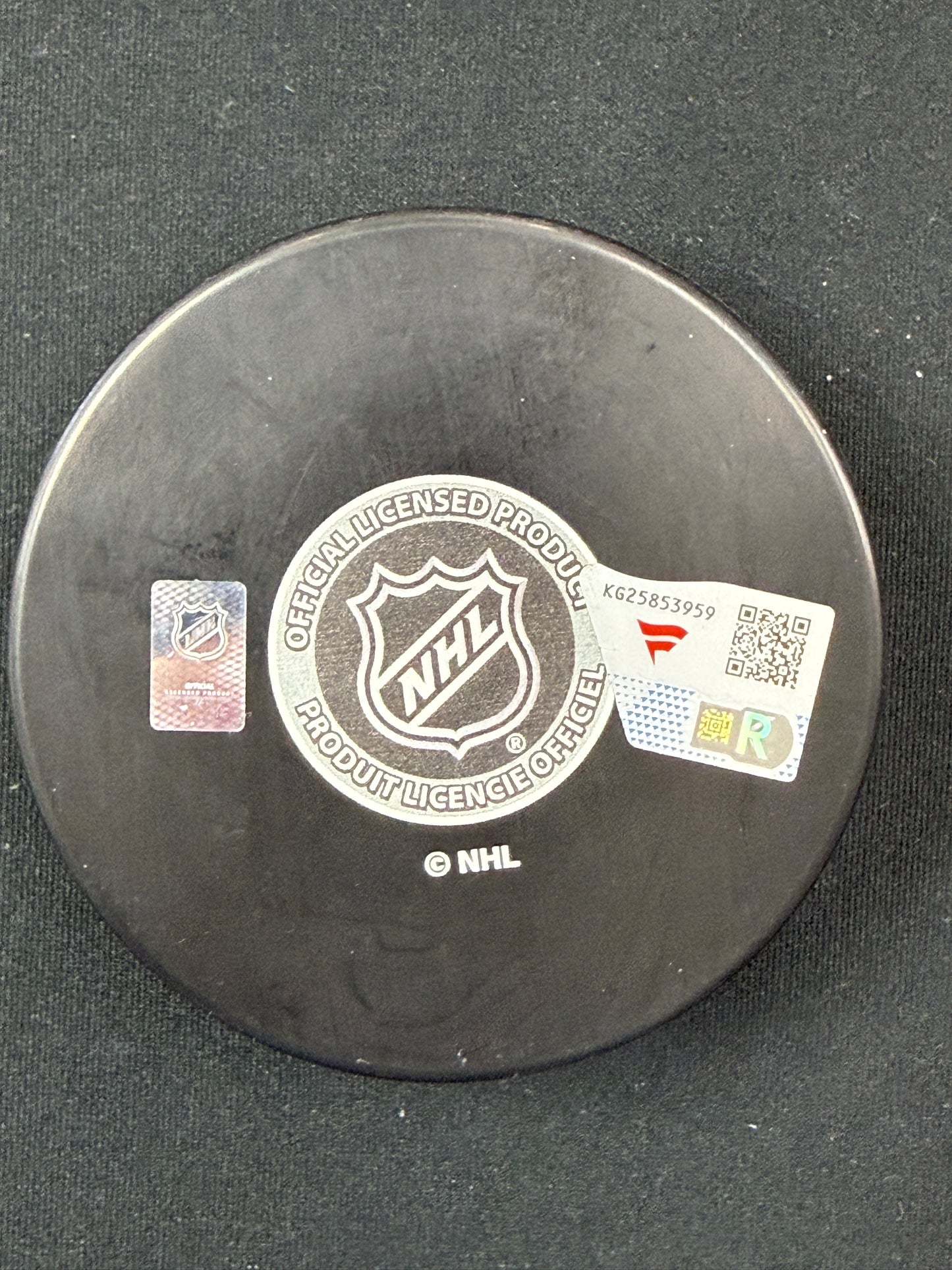 Juraj Slafkovsky Montreal Canadiens Autographed Hockey Puck