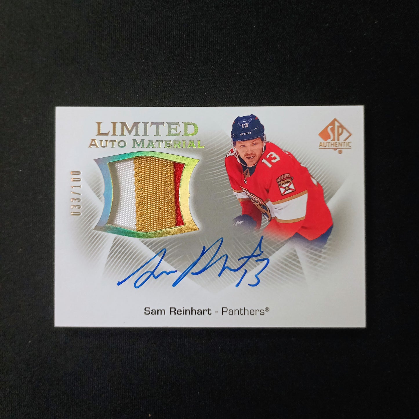 Sam Reinhart #LAM-SR Limited Auto Material