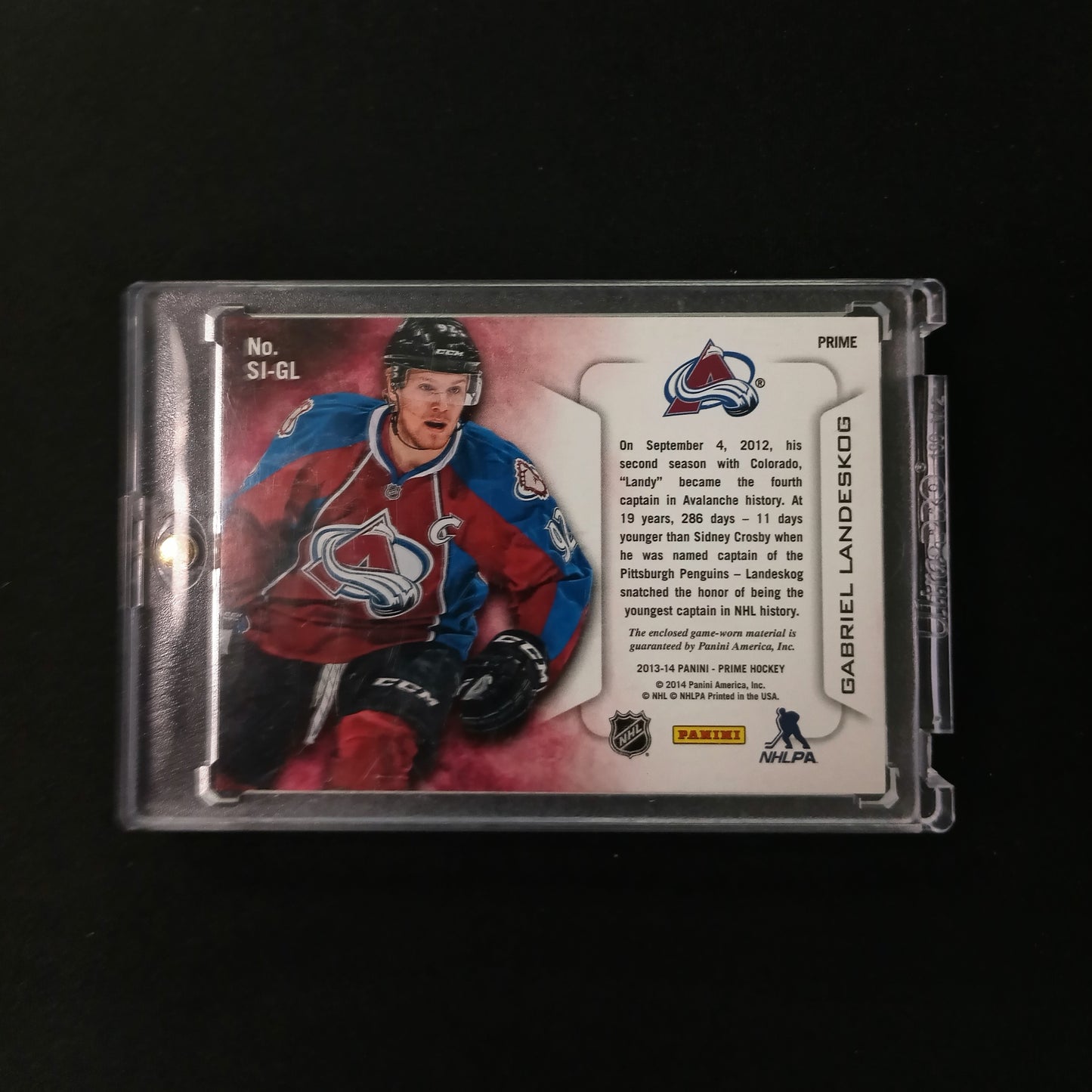 Gabriel Landeskog #SI-GL Seams Incredible