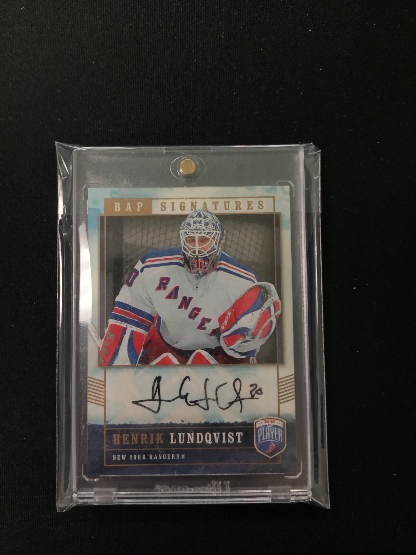 Henrik Lundqvist #HL BAP Signatures