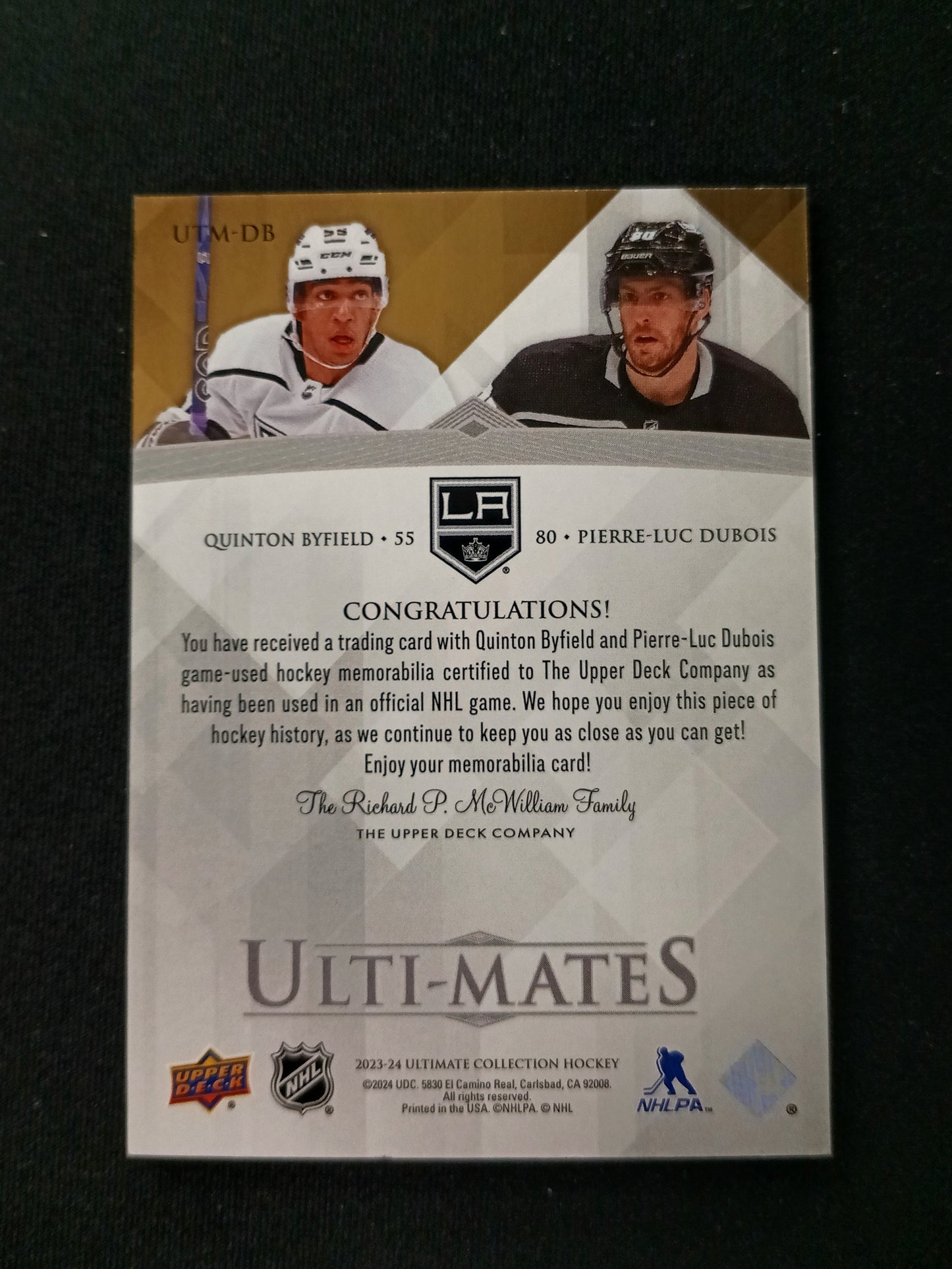 Quinton Byfield & Pierre-Luc Dubois #UTM-DB Ulti-Mates
