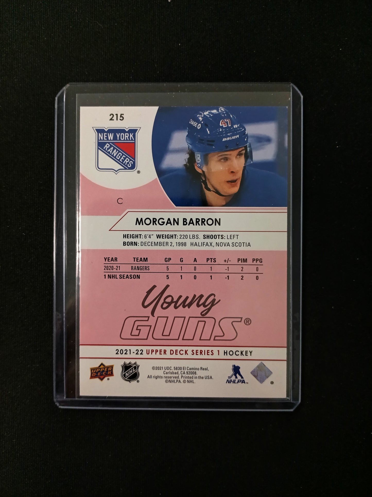 Morgan Barron #215 Young Guns Exclusives