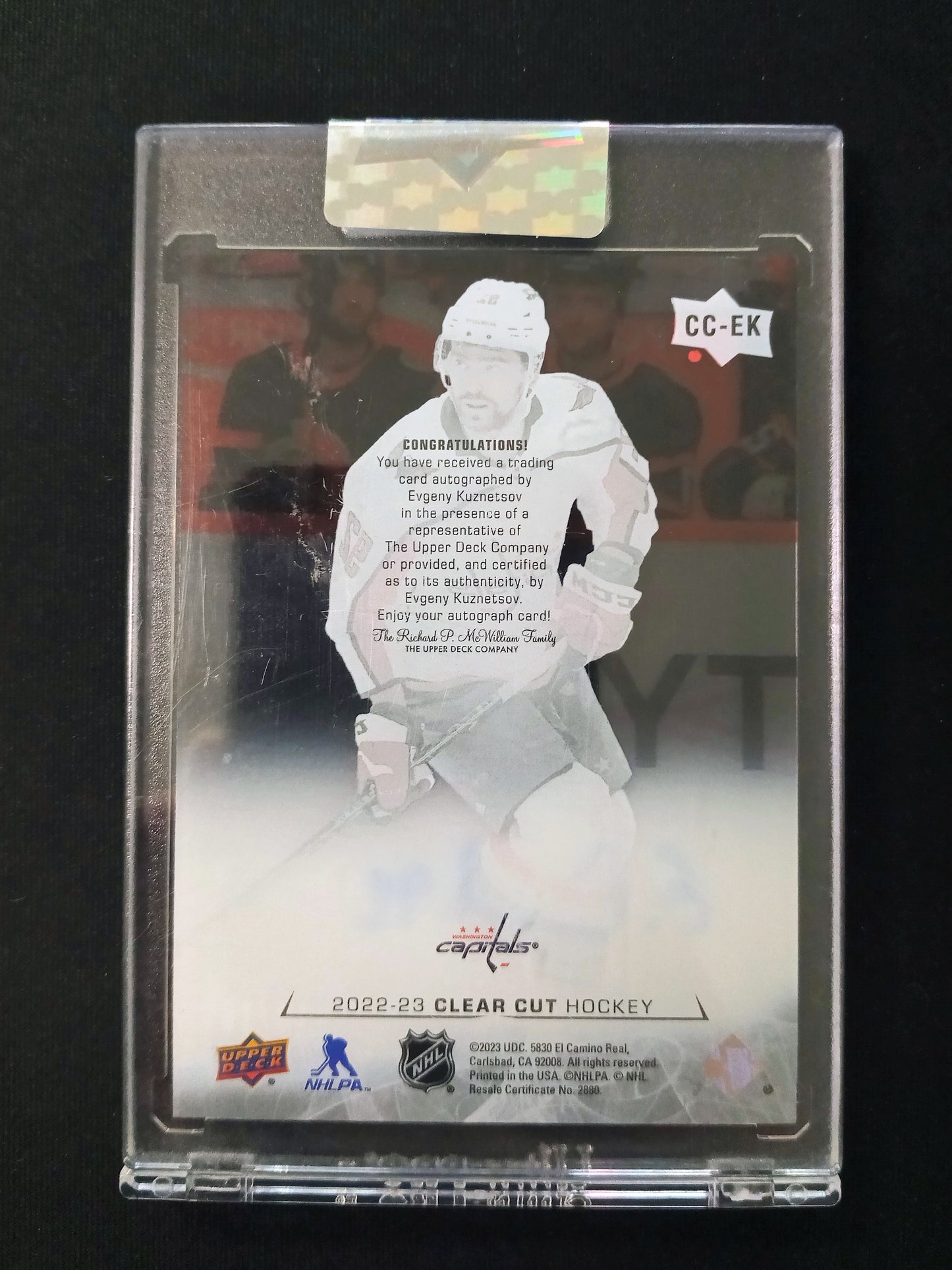 Evgeny Kuznetsov #CC-EK High Gloss Clear Cut