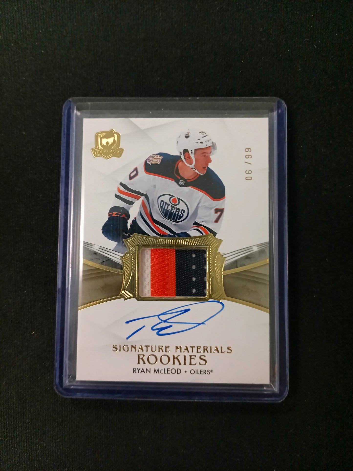 Ryan McLeod #SP-RM Rookie Signature Materials