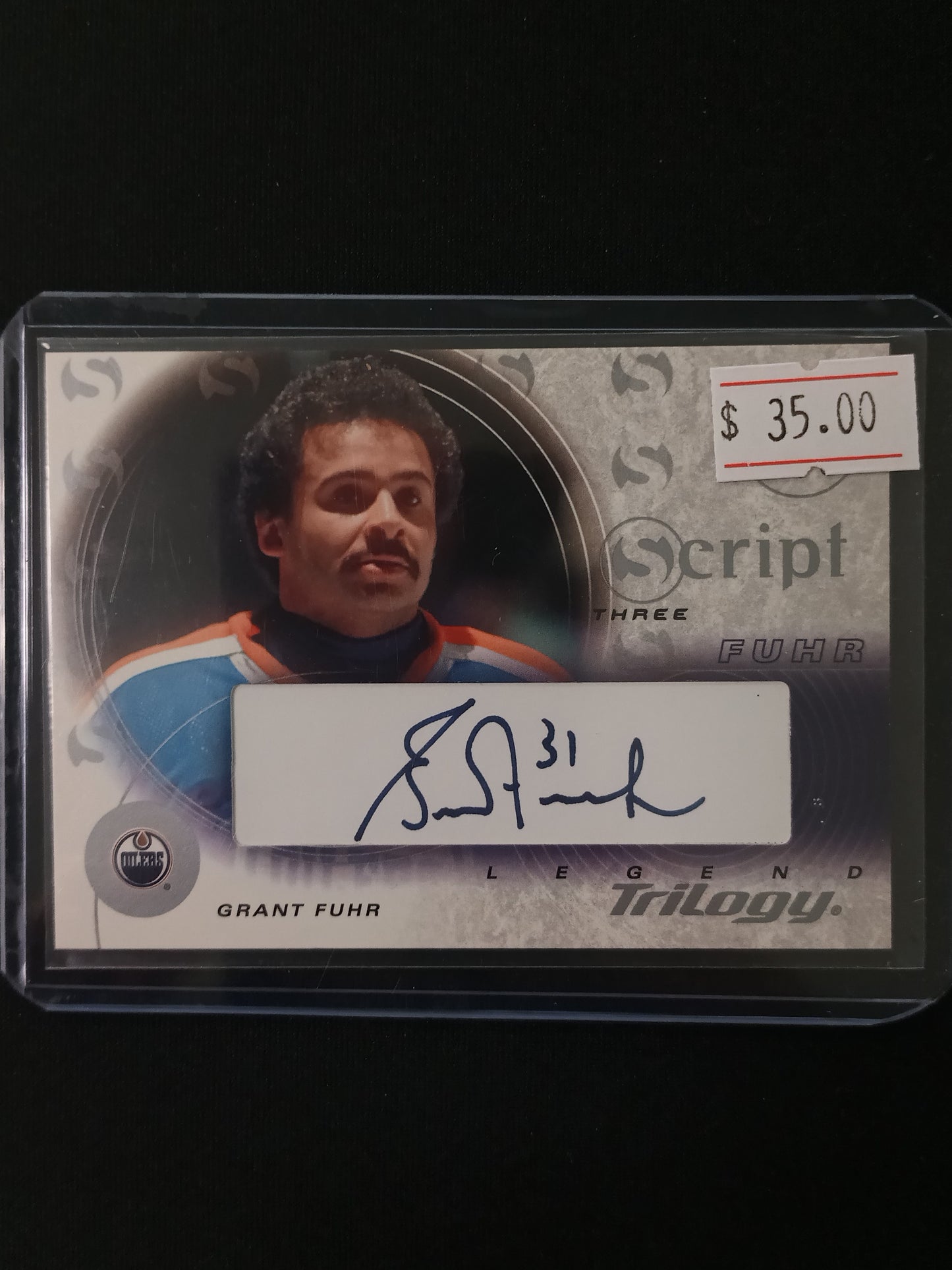 Grant Fuhr #S3-GF Script Three