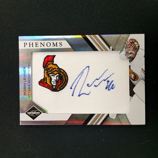 Robin Lehner #194 Phenoms Autographed Patch