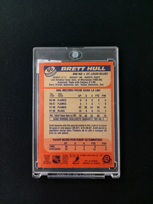 Brett Hull #66 Rookie O-Pee-Chee
