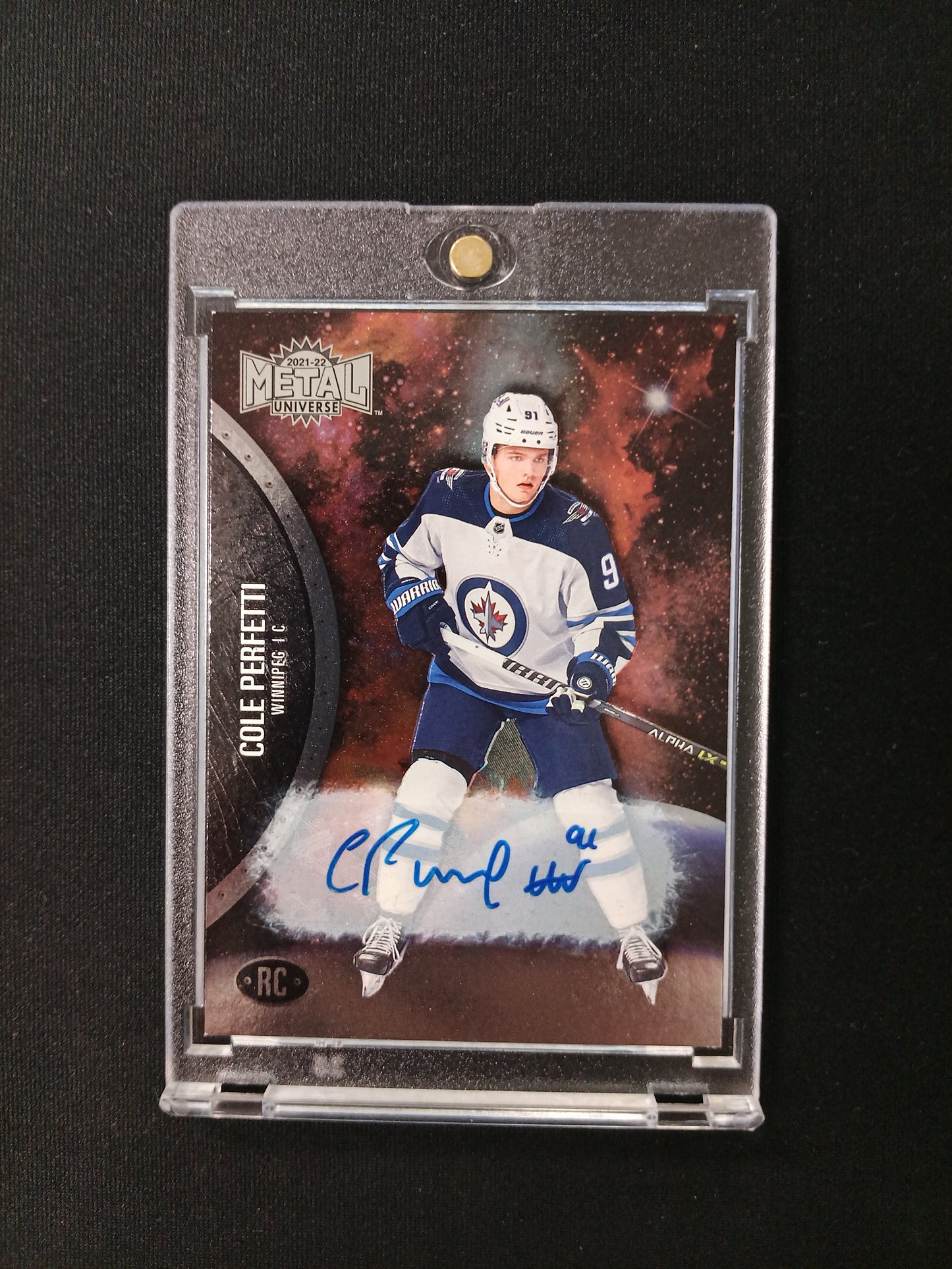 Cole Perfetti #183 Metal Universe Auto