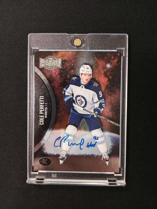 Cole Perfetti #183 Metal Universe Auto