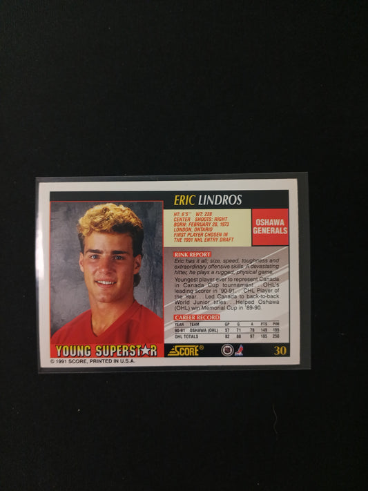 Eric Lindros #30 1991 Young Superstar Score