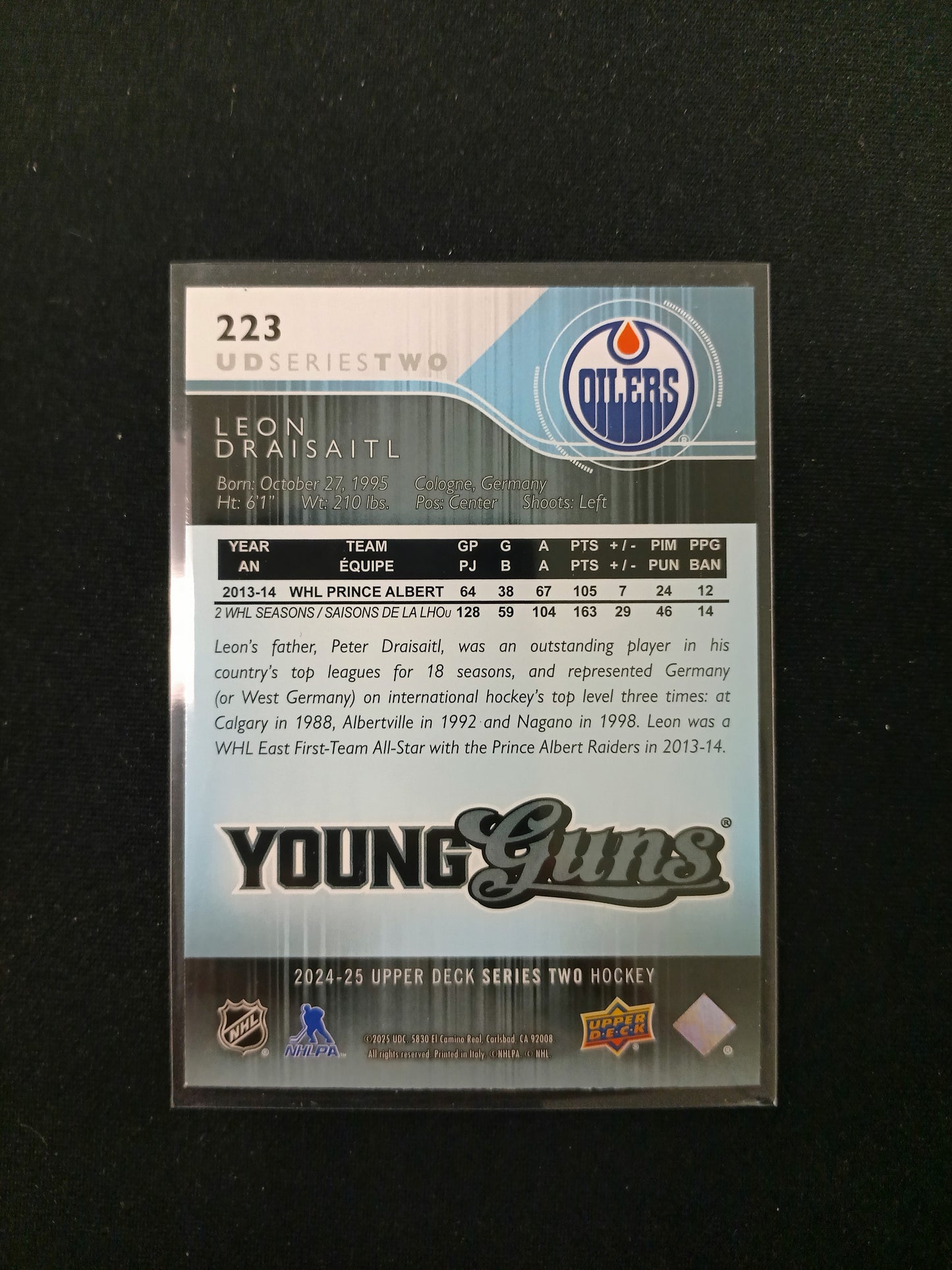 Leon Draisaitl #223 Young Guns Renewed
