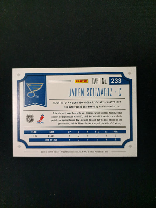 Jaden Schwartz #233 Phenoms - 28/49