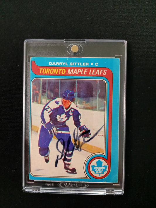 Darryl Sittler #120 Autographed Card