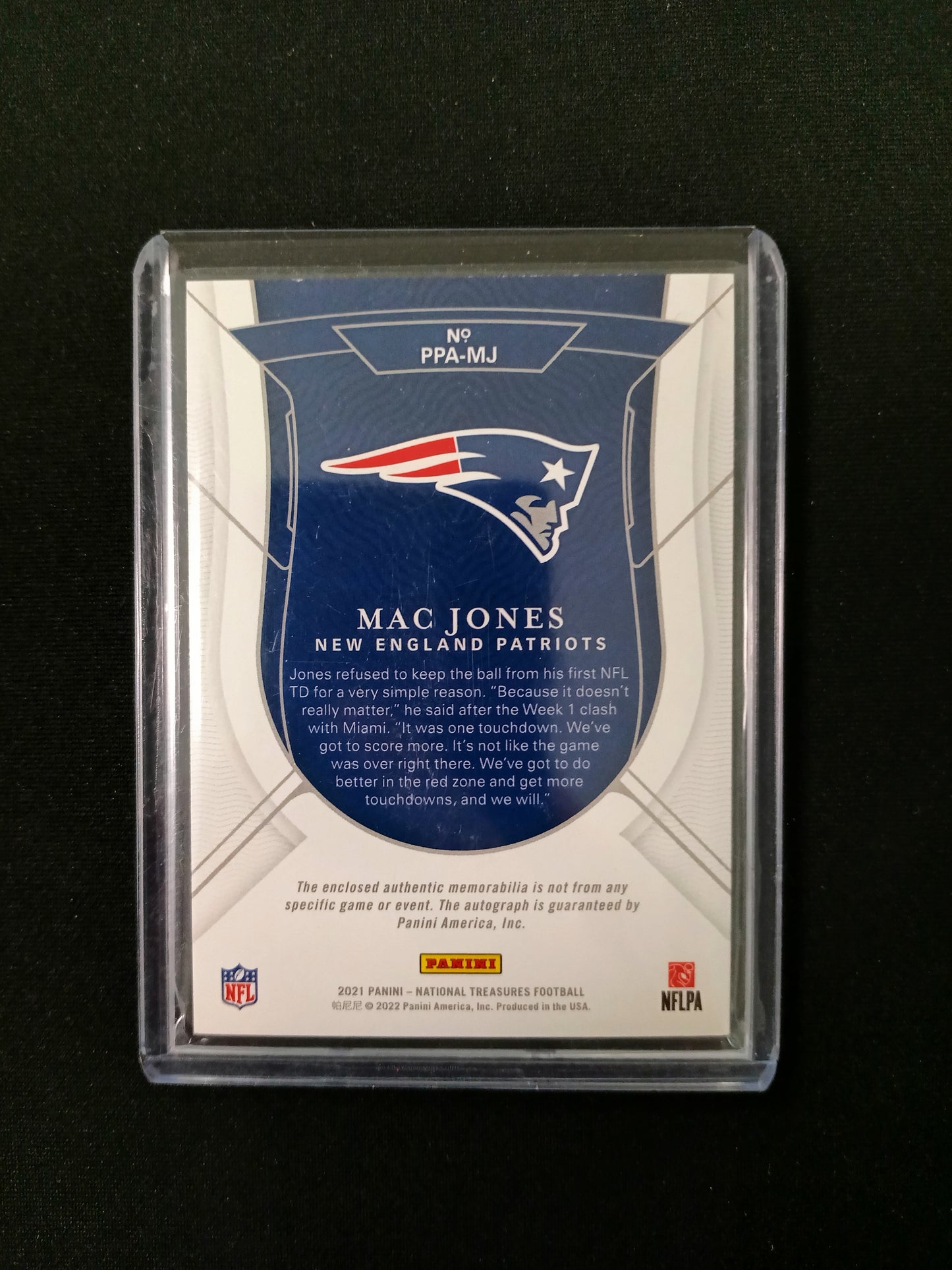 97/99 | Mac Jones #PPA-MJ Prodigy National Treasures
