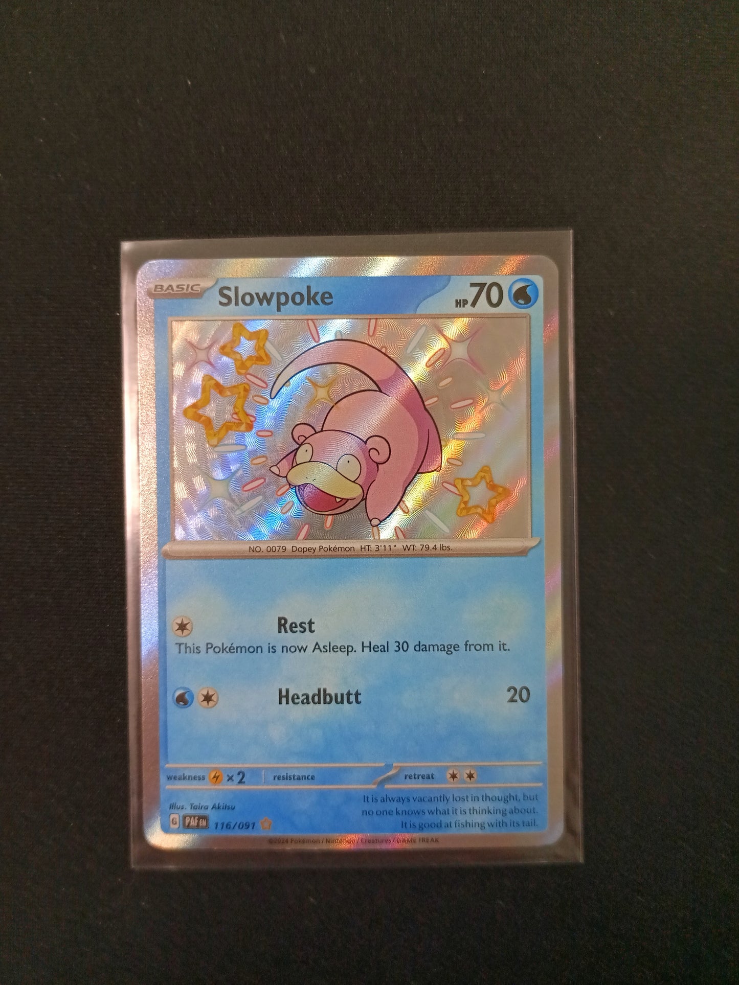 Slowpoke #116 Pokemon Paldean Fates