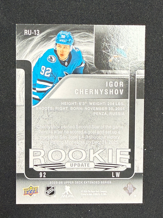 Igor Chernyshov #RU-13 Rookie Update | /1999