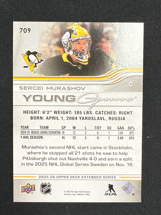 Sergei Murashov #709 Young Guns
