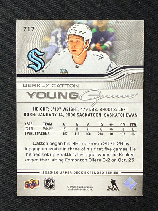 Berkly Catton #712 Young Guns