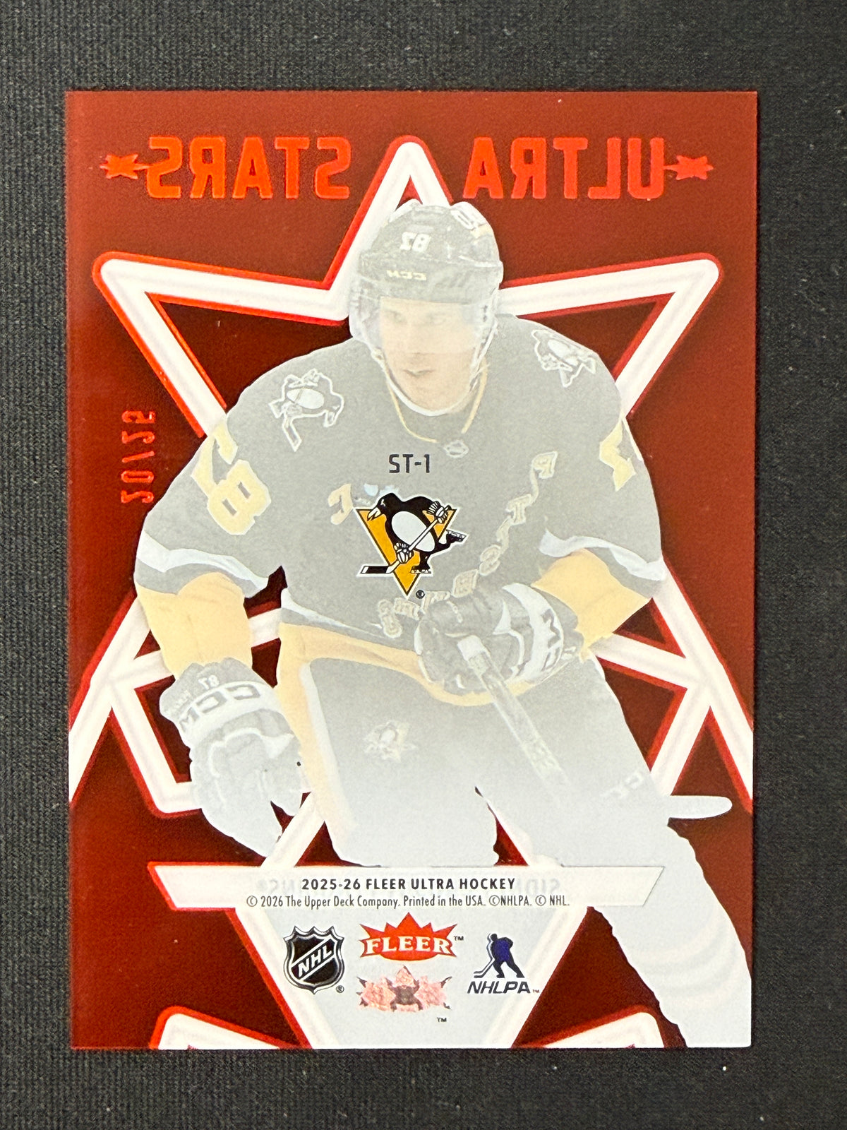 Sidney Crosby 2025-26 Fleer Ultra Stars 20/25