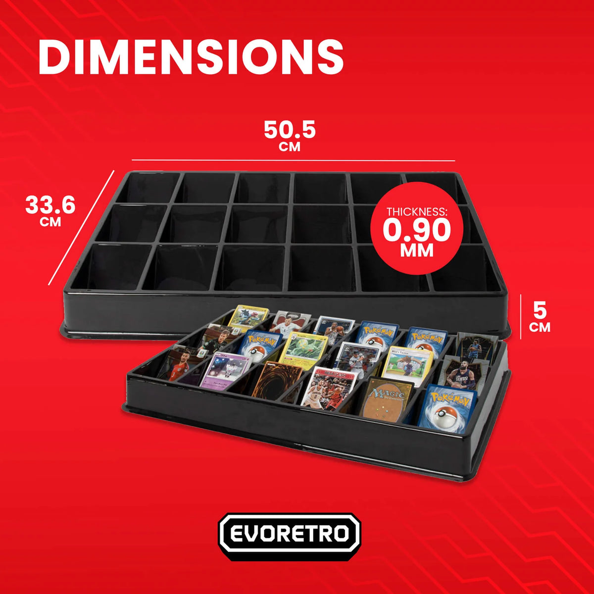 EVORETRO Card Sorting Tray