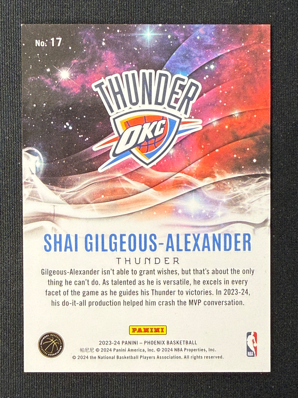 Shai Gilgeous-Alexander #17 Genies