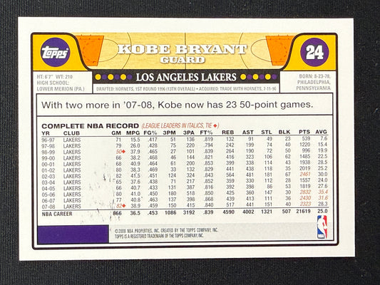 Kobe Bryant #24 Topps