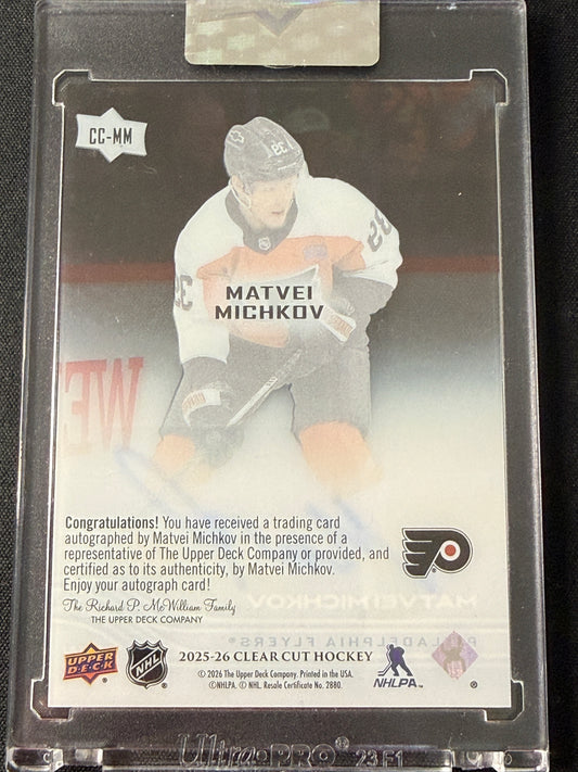 Matvei Michkov #CC-MM Clear Cut Auto