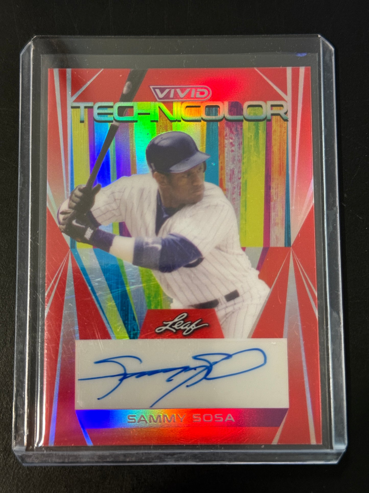 Sammy Sosa Leaf Vivid Technicolor