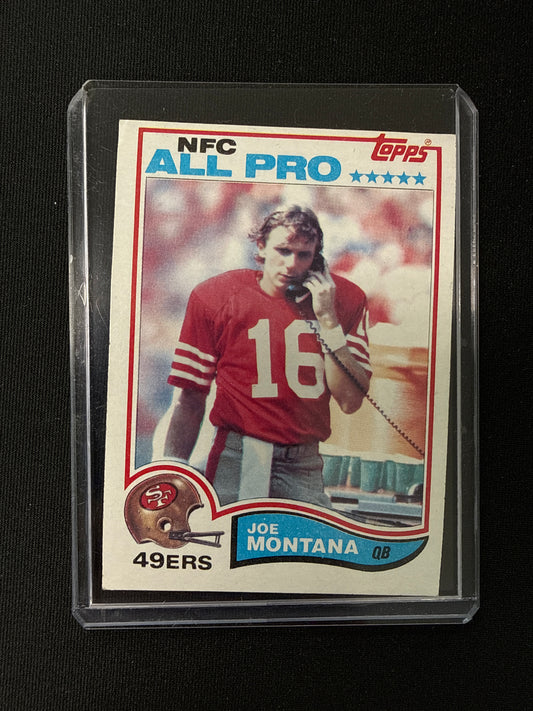 Joe Montana #488 All Pro 1982 Topps