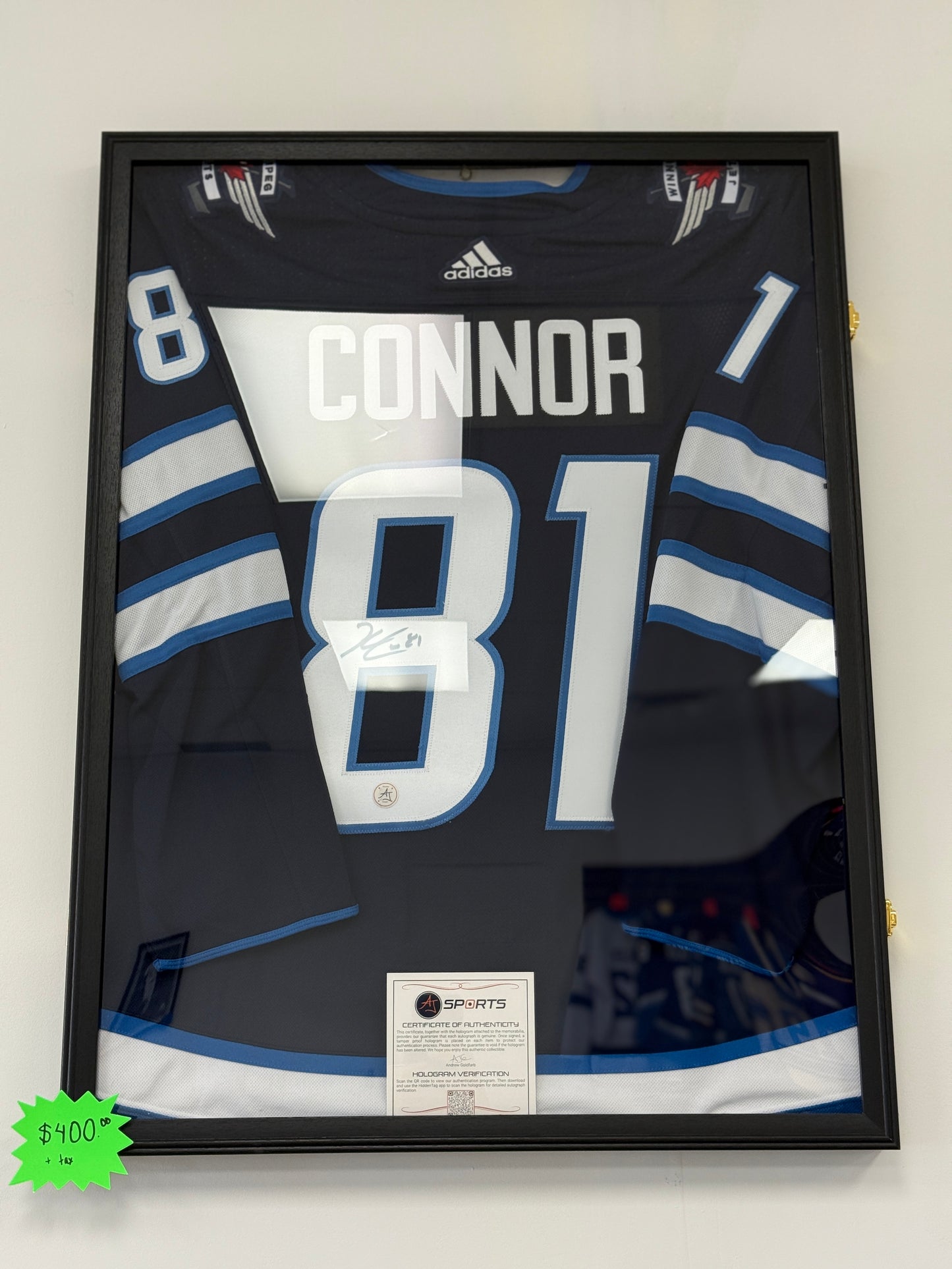 Kyle Connor Autographed Winnipeg Jets Jersey