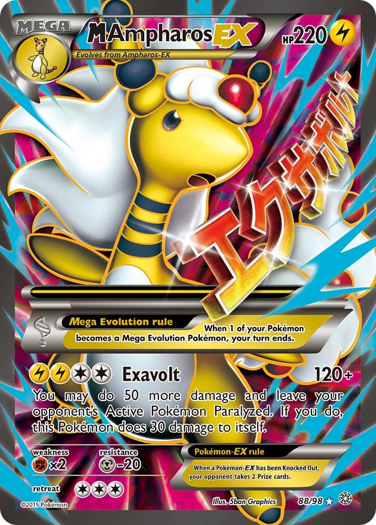 M Ampharos EX #88 Ancient Origins