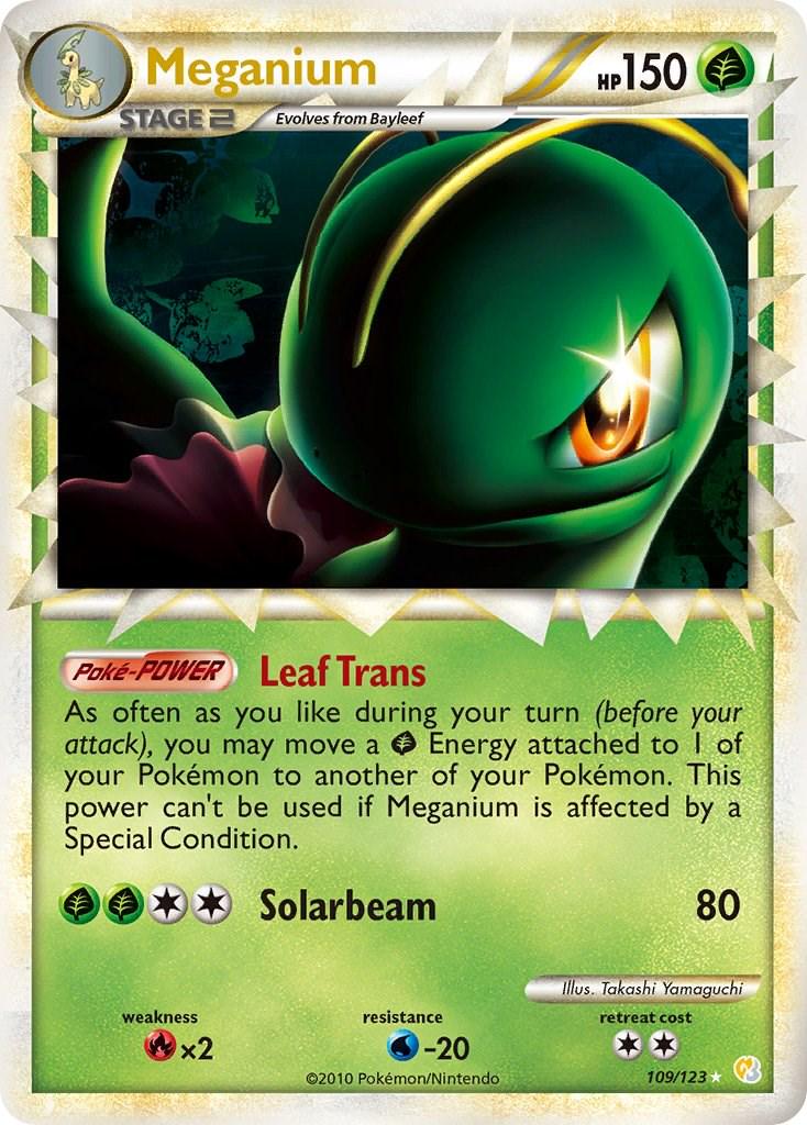Meganium #109 HeartGold & SoulSilver
