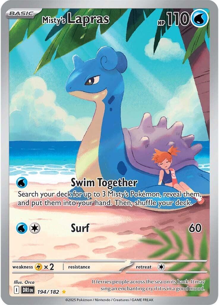Misty's Lapras #194 Destined Rivals
