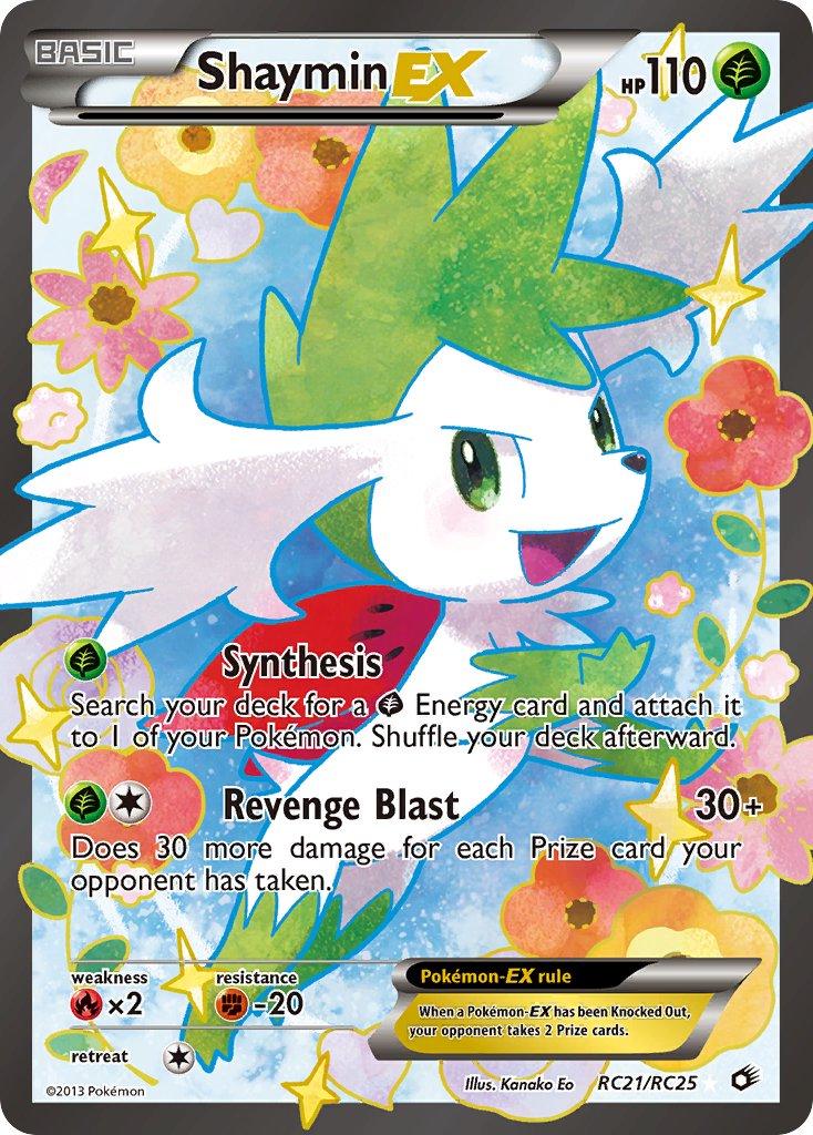 Shaymin EX #RC21 Legendary Treasures