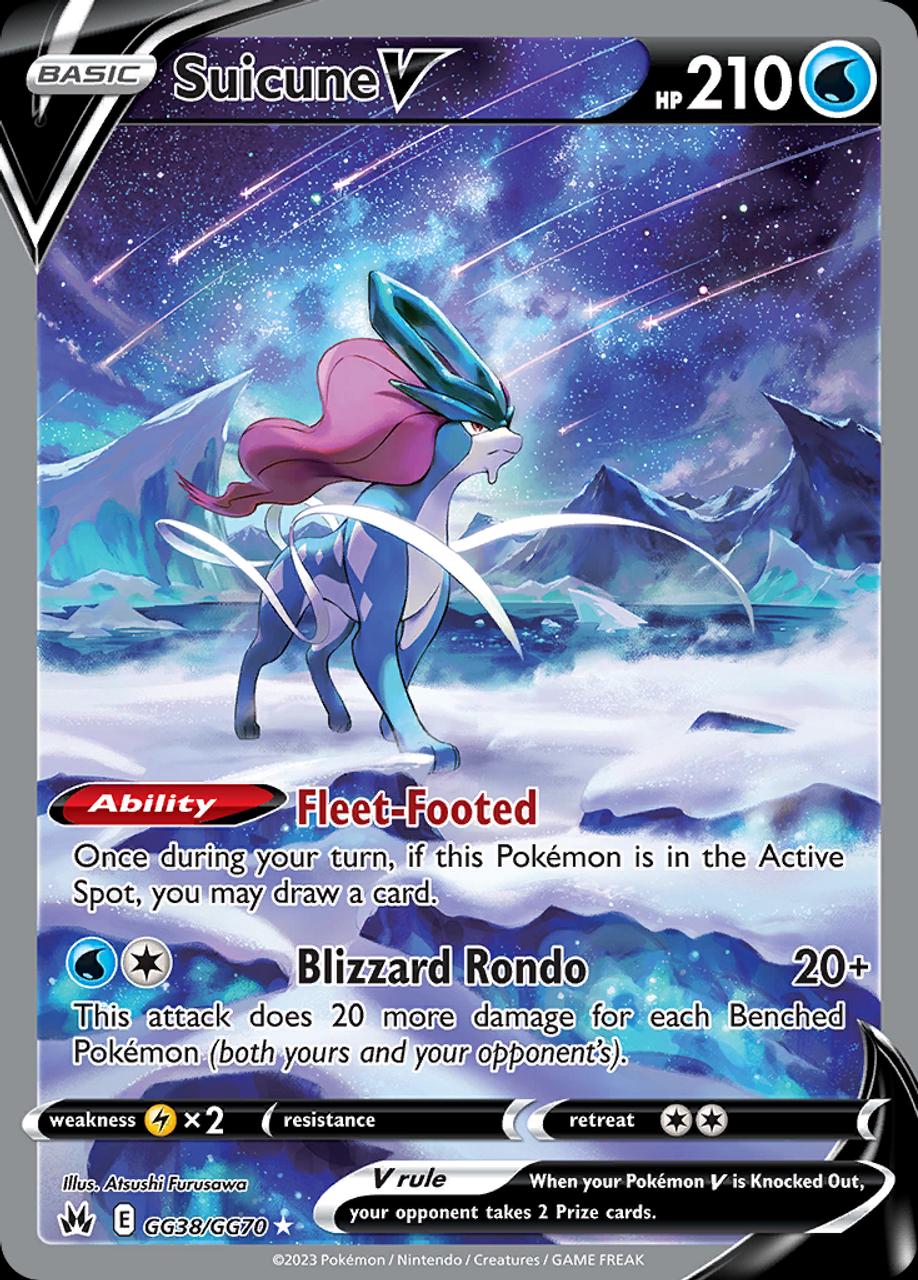 Suicune V #GG38 Crown Zenith