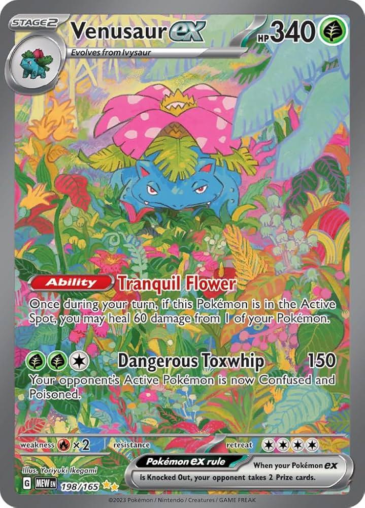 Venusaur ex #198 Scarlet & Violet 151