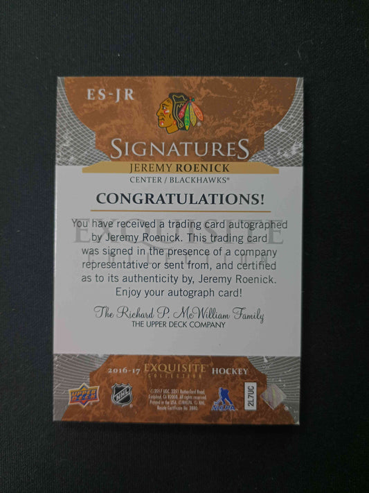 44/99 | Jeremy Roenick #ES-JR Exquisite Collection Signatures