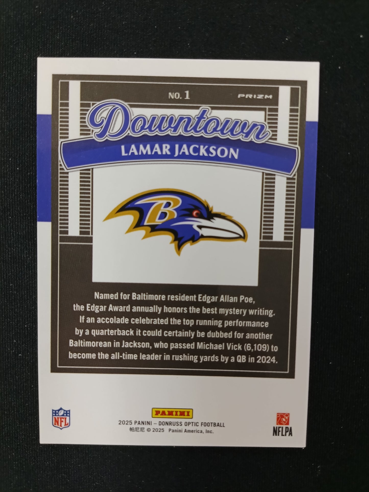 Lamar Jackson #1 Downtown
