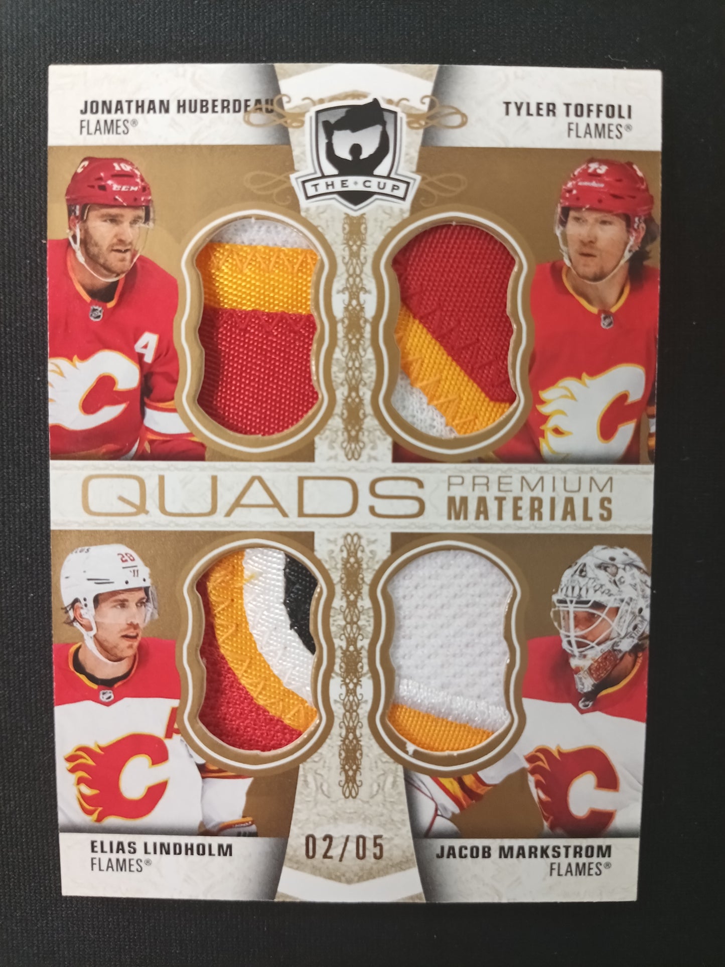 02/05 | Huberdeau / Toffoli / Lindholm / Markstrom #C4-MHTL QUADS Premium Materials