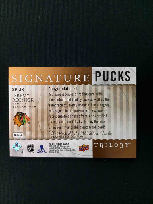Jeremy Roenick #SP-JR Signature Pucks Auto