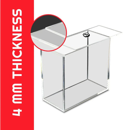 EVORETRO Acrylic Display Case for Pokemon Elite Trainer Box with Sliding Lid