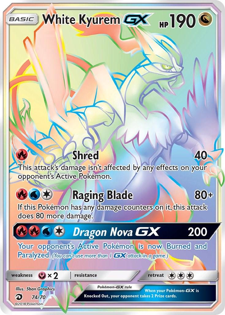 White Kyurem GX #74 Dragon Majesty