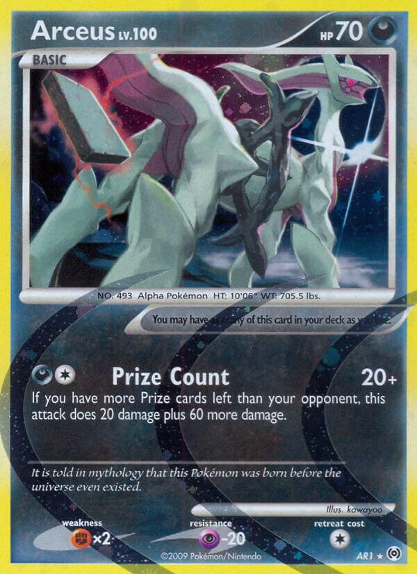 Arceus LV. 100 #AR1 Pokemon Arceus