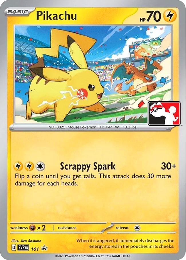 Pikachu [Prize Pack] #101 Scarlet & Violet Promo